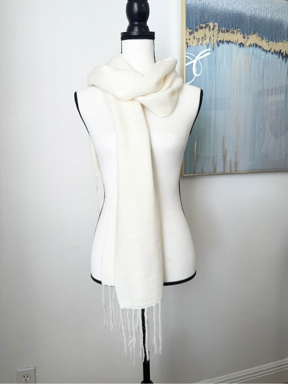 Tejidos Quilla Cream 100% Baby Alpaca Women’s Scarf